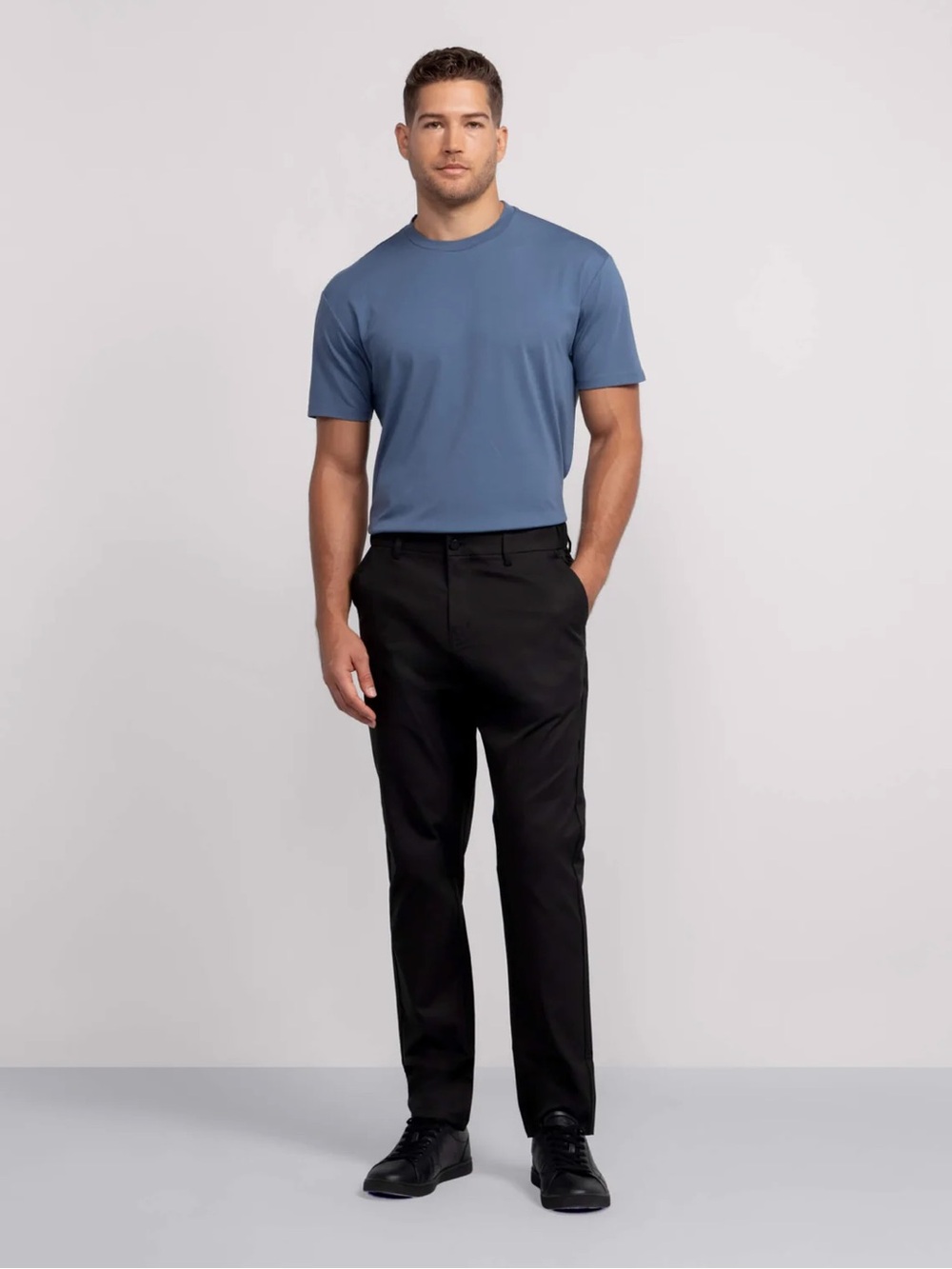 Jack Archer Jetsetter Tech Pants Space Black Relaxed Fit 35x32